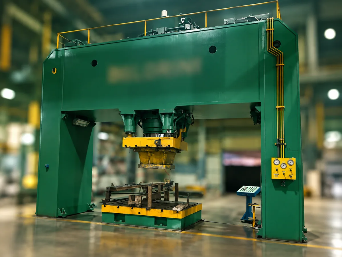 Machine industrielle en atelier
